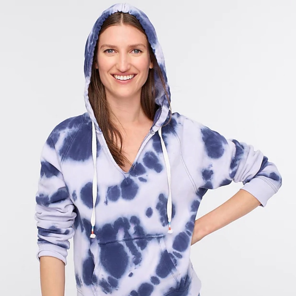 JCrew tie dyed hoodie